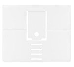 R-Go Riser Attachable laptopstandaad, wit