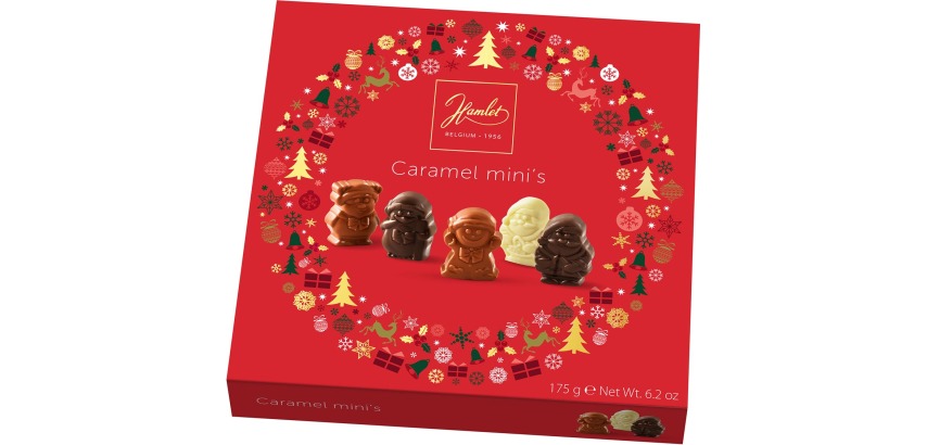 Hamlet Caramel Mini's chocolate, 175 g box