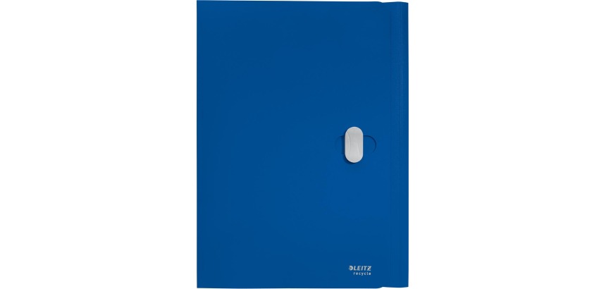 Leitz Recycle Klappmappe, aus PP, Größe A4, blau