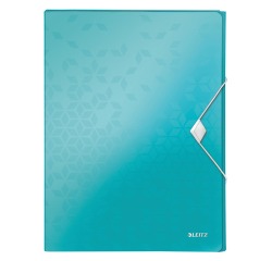 Leitz WOW boîte de classement ft A4, bleu glacier