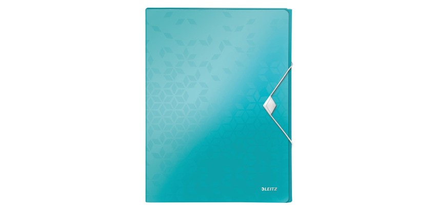 Leitz WOW boîte de classement ft A4, bleu glacier