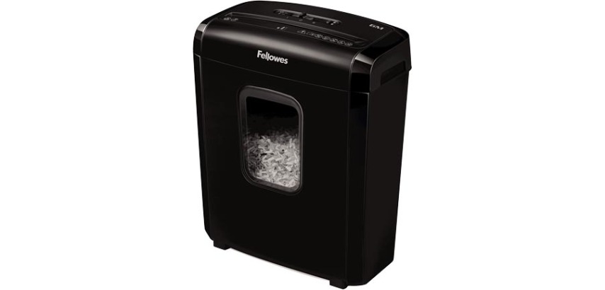 Powershred 6M Shredder - Micro-Cut P-4 - 6 Sheets - Fellowes