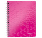 Leitz WOW cahier, ft A4, ligné, rose