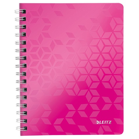 Leitz WOW cahier, ft A4, ligné, rose