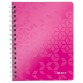 Leitz WOW cahier, ft A4, ligné, rose