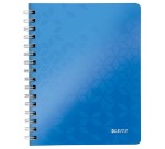 Leitz WOW notebook, A4 size, lined, blue