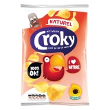 Croky natural chips, 100 g bag