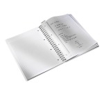 Leitz WOW cahier, ft A4, quadrillé 5 mm, bleu glacier