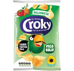 Croky chips bolognese, sachet de 100 g