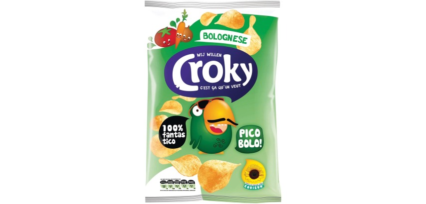 Croky chips bolognese, sachet de 100 g