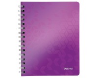 Leitz WOW Notizbuch, A5 Format, liniert, violett