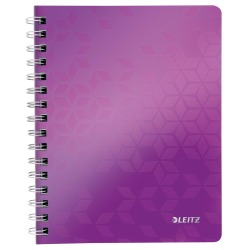 Leitz WOW cahier, ft A5, ligné, violet