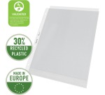 Leitz Premium Sichthülle A4 4-fach gelocht PP 0,12 mm transparent 100 Stück