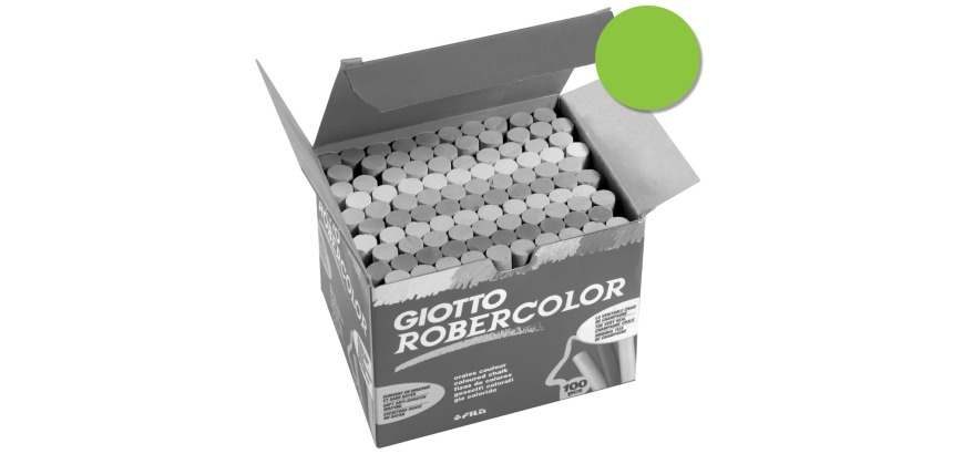 Giotto Robercolor green chalk