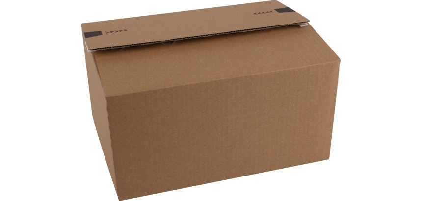Boîte d'expédition, brun, ft 229 x 164 x 50-115 mm