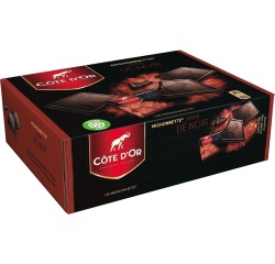 Côte d'Or chocolade Mignonnette, zwart van zwart, doos van 120 stuks