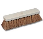 Balai coco en bois brut de 32 cm