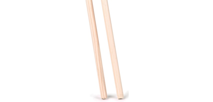 Wooden brush handle, ft 120 cm x 22.5 mm