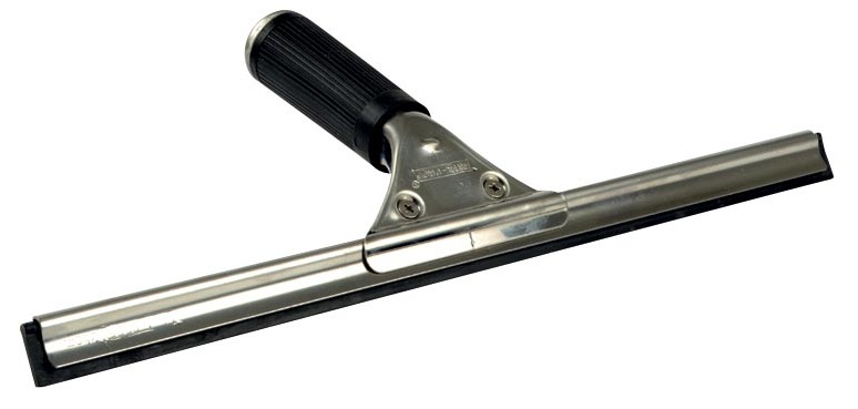 Stainless steel window squeegee, 35 cm