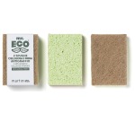 Mr. Eco éponge abrasive ft 9,8 x 6,8 x 2 cm, résistant aux rayures, paquet de 2 pièces