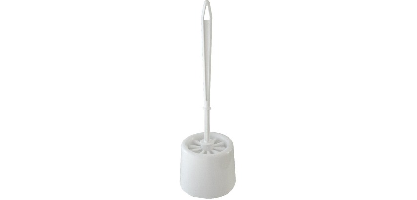 Aqualine toiletborstel, laag model, wit
