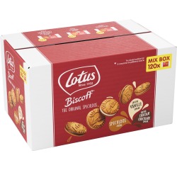 Biscuits Lotus Biscoff sandwich mix boîte 120 pièces