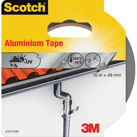 Scotch ruban de réparation aluminium, ft 48 mm x 15 m, sous blister