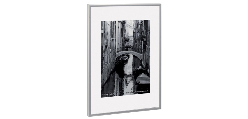 TPAC aluminum photo frame, silver, A2
