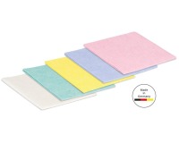 Aqualine universele huishouddoekjes ft 38 x 38 cm, geassorteerde kleuren, pak van 6 stuks