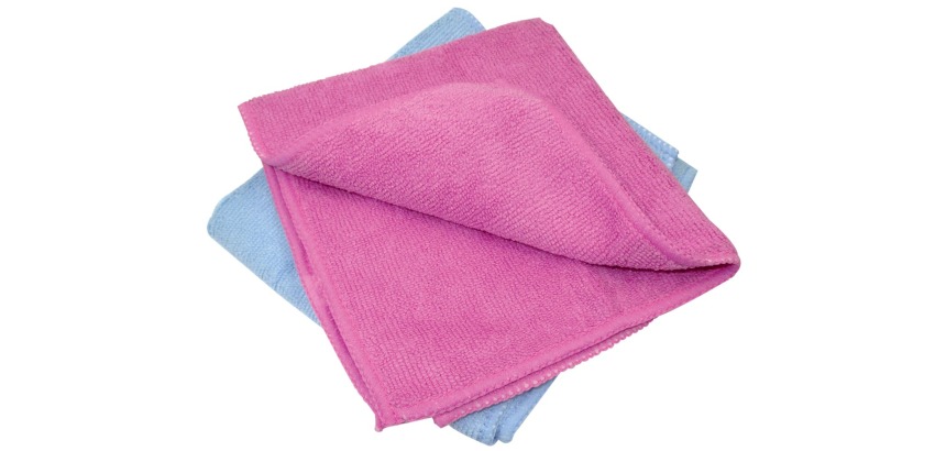 Aqualine universal microfiber cloths, size 31 x 33 cm, pack of 2 pieces