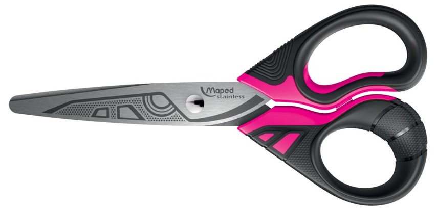 Maped schaar 13 cm Sensoft fluo