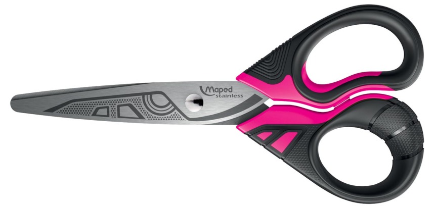 Maped schaar 13 cm Sensoft fluo