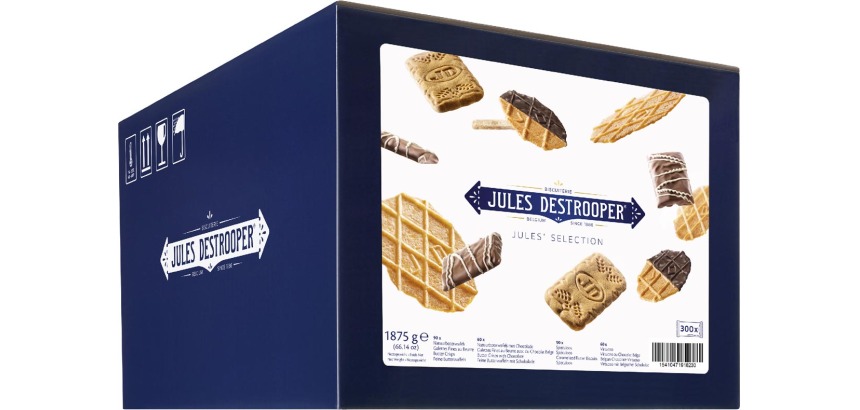 Jules Destrooper koekjes Jules' Selection, doos van 300 stuks