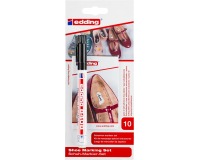 Marqueur Edding 8408 Spécial tissu ogive 1mm noir blister