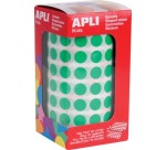 Apli Kids stickers on a roll, circle diameter 10.5 mm, green