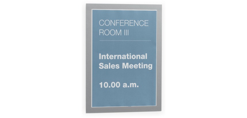 Durable Duraframe ft 21 x 29,7 cm (A4), argent, 2 pièces