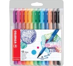 Viltstift STABILO pointMax 488/12 assorti etui à 12 stuks