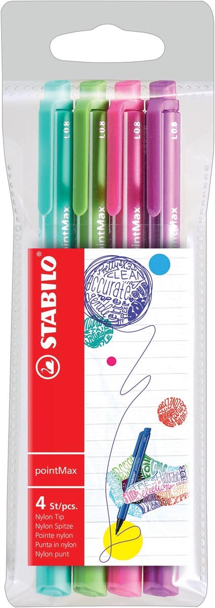 STABILO Pen 68 Viltstift - Medium Kleurenassortiment 20 Stuks | Viking Direct NL