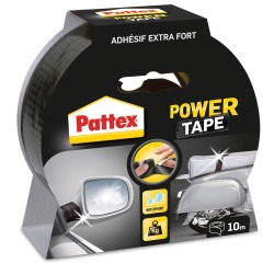 Klebeband für Reparaturen Power Tape Pattex - Rolle 50 mm x 10 m, schwarz