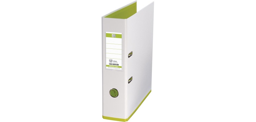 OXFORD MyColour binder, A4 size, cardboard, 8 cm spine, light green-white