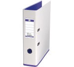 OXFORD MyColour classeur, format A4, en carton, dos de 8 cm, blanc-violet