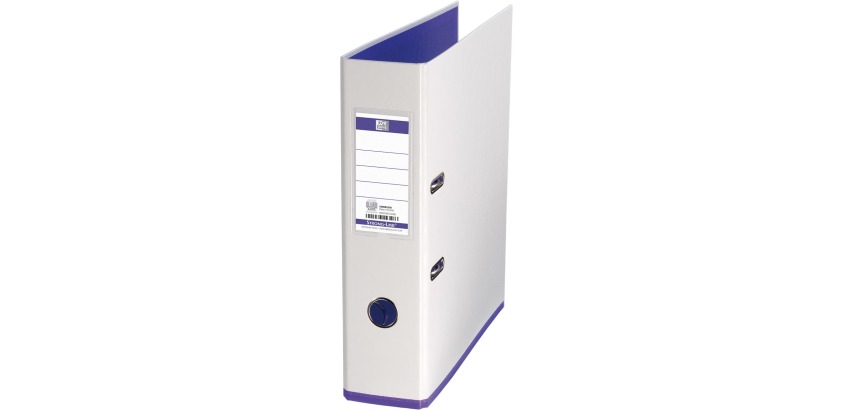 OXFORD MyColour binder, A4 size, cardboard, 8 cm spine, white-purple