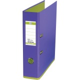 OXFORD MyColour ordner, formaat A4, uit karton, rug van 8 cm, paars-lichtgroen