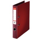 Esselte Power N°1 Lever Arch File, burgundy, 5 cm spine