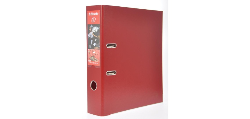 Esselte classeur à levier Power N°1, dos de 7,5 cm, bordeaux