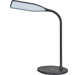 ALBA LED lampe de Bureau LED Smart, avec chargeur QI, noir