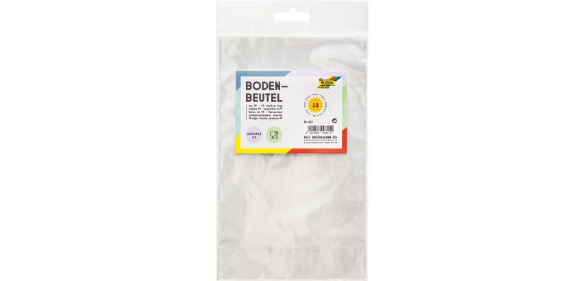 Folia sachets transparents, ft 145 x 235 mm, paquet de 10 pièces