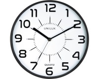 Horloge murale Unilux Pop Ø30cm noir