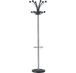 Unilux crochet Hakea, noir et chrome
