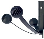 Unilux crochet Hakea, noir et chrome